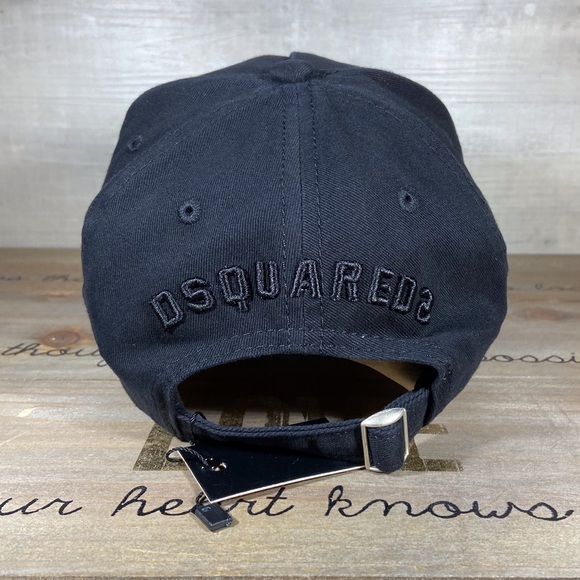 Dsquared2 ICON Black Limited Edition Baseball Cap - Picture 2 of 4